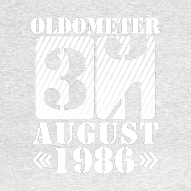 Oldometer 34 Years Old Was Born In August 1986 Happy Birthday To Me You by DainaMotteut